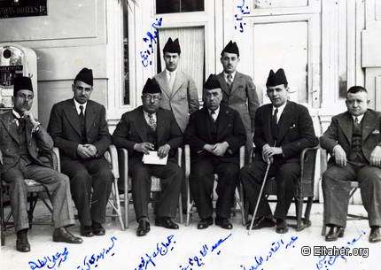 1940 - Said El-Haj Thabet and Iraqi notables